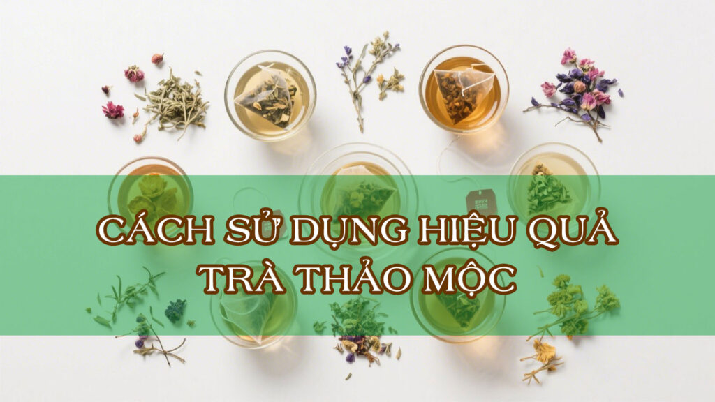 Cách sử dụng trà thảo mộc hiệu quả