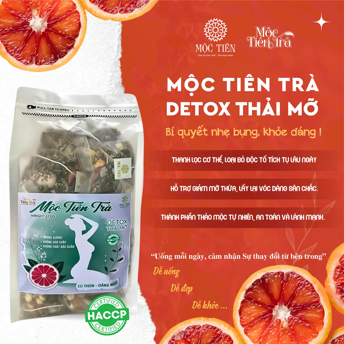 Detox Thải Mỡ Mộc Tiên Trà