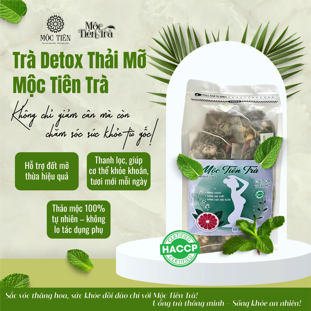 Trà Detox Giảm Mỡ Mộc Tiên